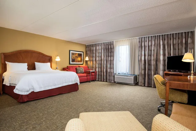 غرفة كبيرة بسرير كينج مع أريكة، Hampton Inn Roanoke/Hollins - I-81 1/2