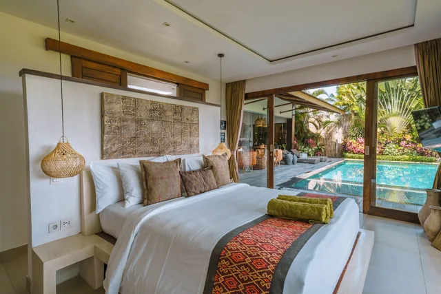 2 Bedrooms, Luxury, Villa, 2 King Beds, Paddy View، K Club Ubud 1/4