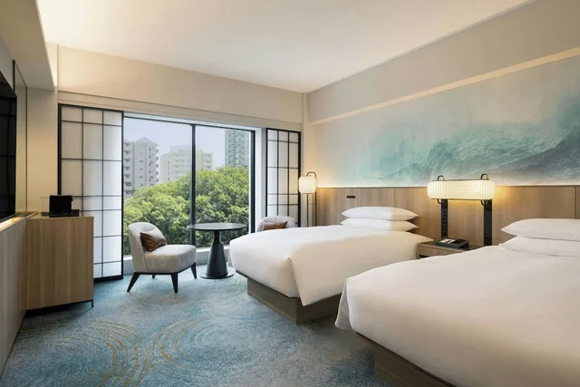 جناح بريميوم ديلوكس بسريرين منفصلين، Sheraton Miyako Hotel Tokyo 1/6