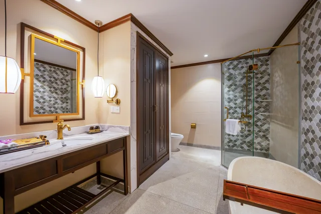 غرفة متصلة ديلوكس عائلية، Ahoy Hoi An Boutique Resort & Spa 4/4