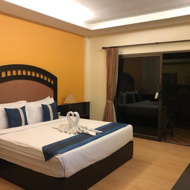 غرفة ديلوكس بسرير مزدوج بشرفة، Samui Mermaid Resort 4/6