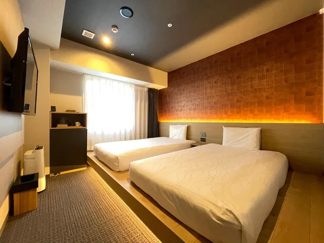 غرفة يابانية بسريرين منفصلين، Henn Na Hotel Kanazawa Korinbo 1/1