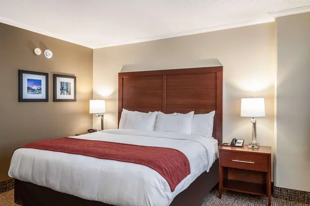 غرفة بسرير مزدوج، Comfort Inn and Suites At Copeland Tower 1/2