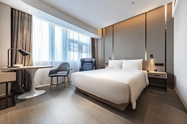 غرفة تنفيذية بسرير كينج وسرير كوين، Atour Hotel Wuhan International Plaza Jiefang Avenue Tongji Medical College 1/2