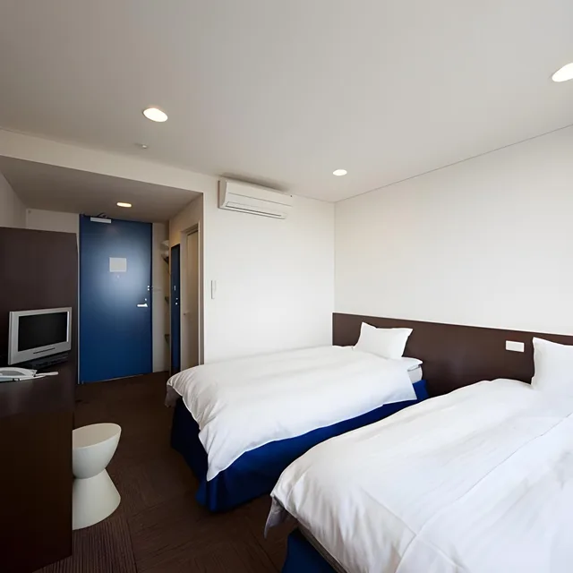 Creta, Twin Beds, New Building, Smoking, Athena Kaigetsu 1/1