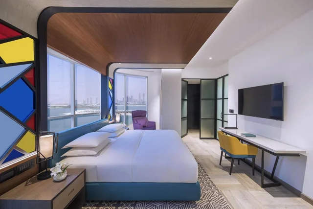 Andaz, Deluxe, Suite, King Bed, Sea View, Balcony، Andaz Dubai The Palm by Hyatt 2/3