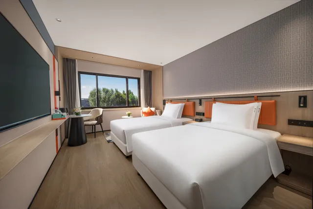 غرفة قياسية بسريرين منفصلين، Holiday Inn Express Beijing Downtown 2/8