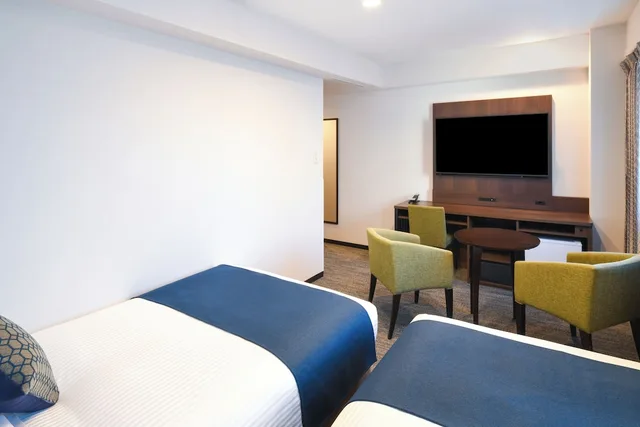 غرفة قياسية بسريرين منفصلين، Hotel Mystays Atsugi 2/3