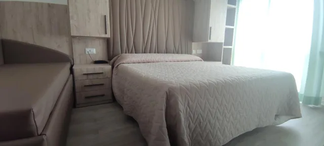 غرفة قياسية بسرير مزدوج أو سريرين منفصلين بإطلالة على البحر، Hotel Losanna 4/5