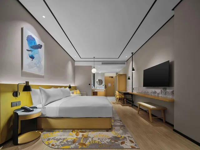 غرفة بسرير كينج، Hilton Garden Inn Beijing Haidian Daoxiang Lake 1/5