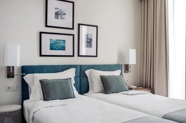 غرفة بسرير مزدوج أو سريرين منفصلين، Grande Hotel Do Luso 4/5