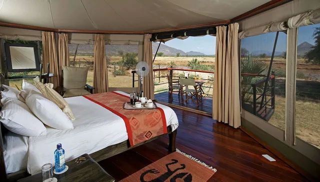 غرفة فاخرة مفردة بإطلالة على النهر، Ashnil Samburu Camp 1/1