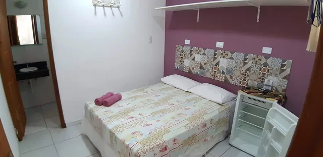 غرفة اقتصادية بسرير مزدوج في الطابق الأرضي، Iracemar Hotel Guaruja 4/10