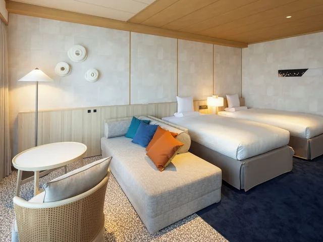 Deluxe, Twin Beds, Murphy Bed, Ocean View, Sofa, Bathtub، Kanpo No Yado Ako 3/5