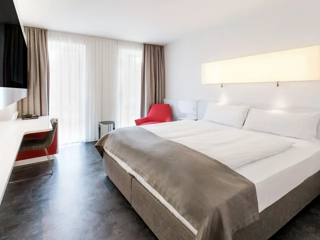 غرفة بسريرين منفصلين، DORMERO Hotel Frankfurt Messe 1/8