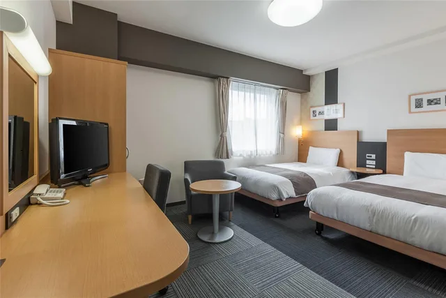 غرفة بسريرين منفصلين، Comfort Hotel Koriyama 1/2