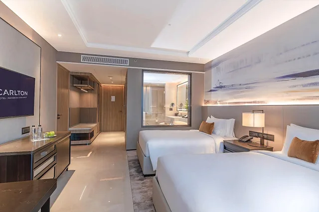 غرفة ديلوكس مع سرير إضافي، Carlton Hotel Bangkok Sukhumvit 2/2