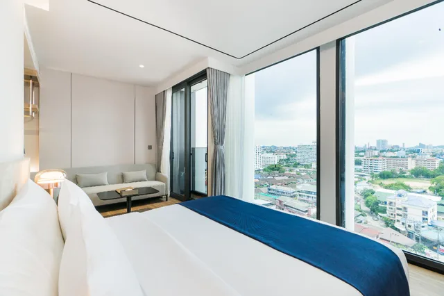 غرفة بريميير بإطلالة في طابق مرتفع، Arbour Hotel and Residence Pattaya (SHA Plus+) 1/2