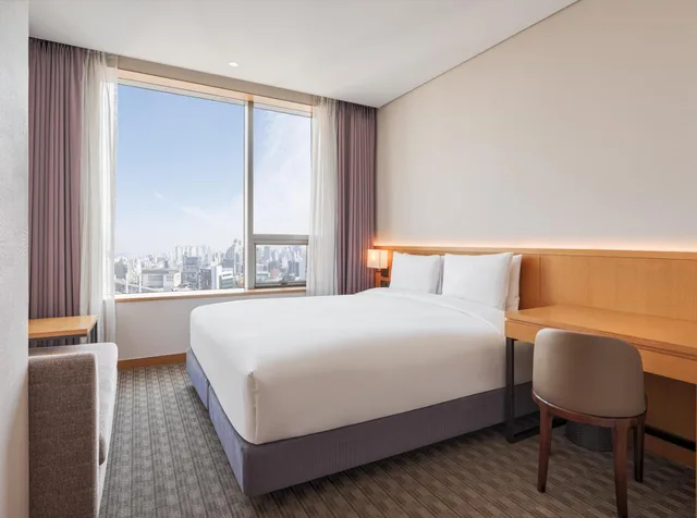 غرفة ديلوكس بسرير كينج في طابق مرتفع، Sotetsu Hotels The Splaisir Seoul Dongdaemun 6/9