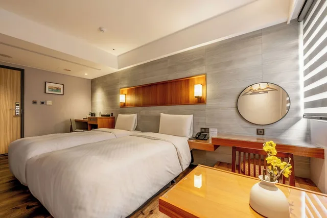 غرفة بسرير مزدوج أو سريرين منفصلين، Jin Man Jia Hotel 5/10