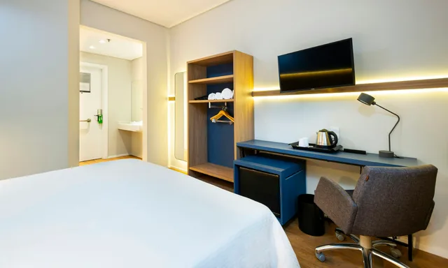 غرفة بسريرين منفصلين لذوي الإعاقة، Hampton by Hilton Guarulhos Airport 1/3