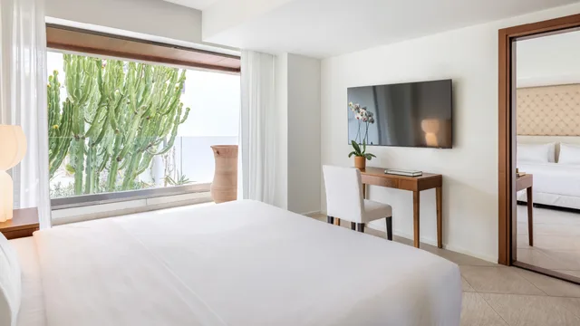 غرفة عائلية بإطلالة على الحديقة بغرفتي نوم، Amirandes, A Resort to Live 2/2