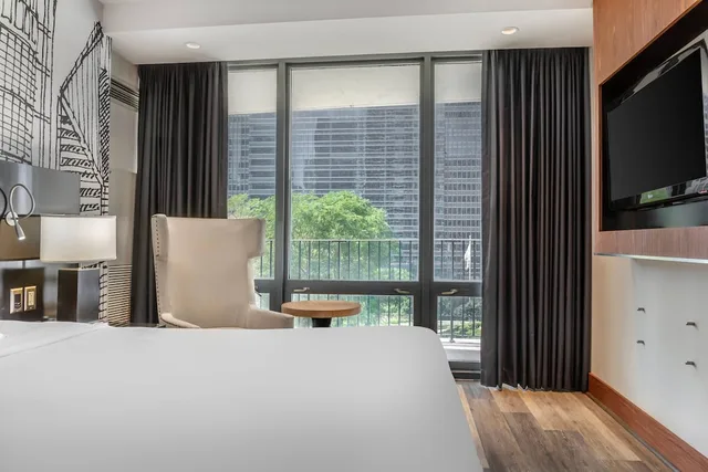 غرفة بسرير كينج، Radisson Blu Aqua Hotel, Chicago 3/10