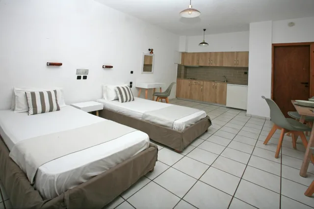 شقة عائلية رباعية بأربعة أسرّة بغرفة نوم واحدة، Iraklis Apartments 1/5
