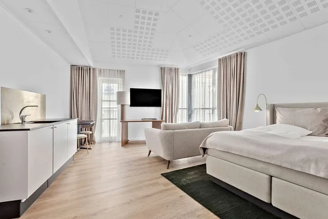 جناح تنفيذي بسرير كينج بغرفة نوم واحدة بمطبخ صغير، Best Western Hotel Herman Bang 2/4
