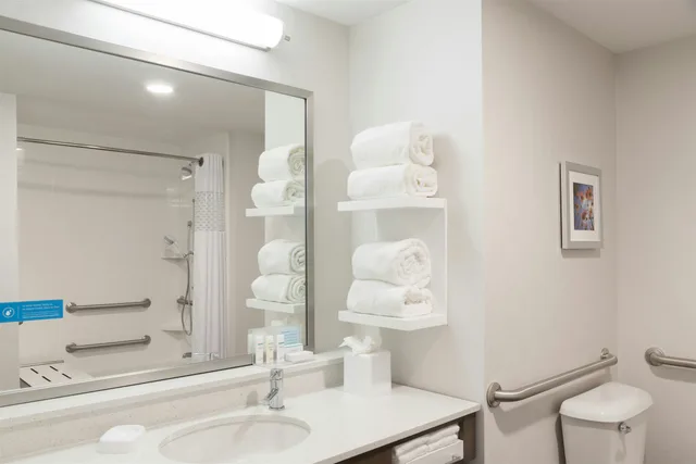 غرفة بسرير كينج لذوي الإعاقة، Hampton Inn Westfield Indianapolis 3/3