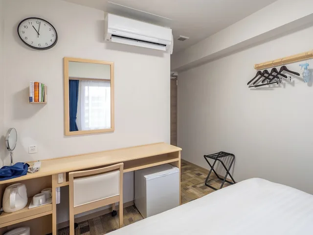 غرفة اقتصادية بسرير مزدوج للمدخنين، Toyoko Inn Takamatsu Ekimae 2/4