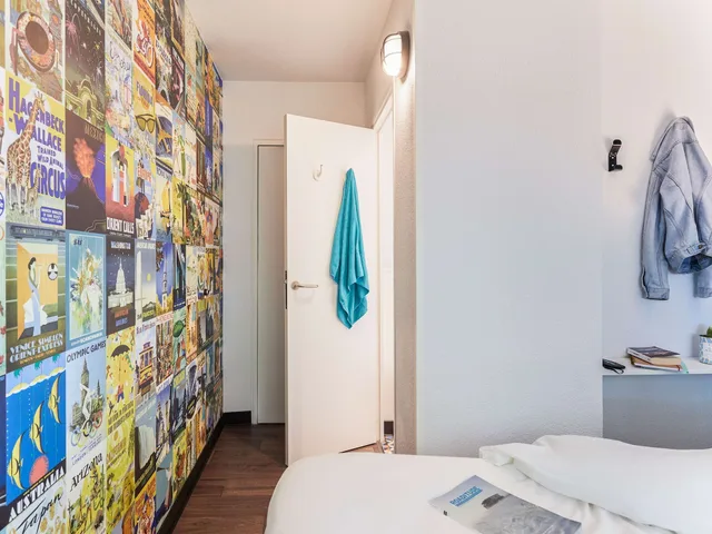غرفة بسرير مزدوج بحمام خاص، Hotelf1 Strasbourg Pont De L europe 7/10