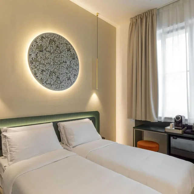 غرفة ديلوكس بسريرين منفصلين، B&B Hotel Milano Duomo Velasca 1/8