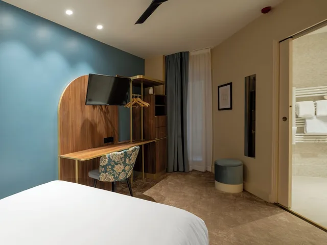 غرفة كلاسيكية بسرير كوين في الطابق الأرضي، Hotel Boronali 9/10