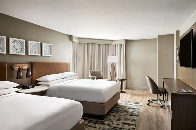 غرفة كلوب بسرير مزدوج، San Antonio Marriott Rivercenter on The River Walk 6/10