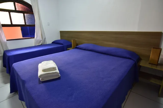 غرفة اقتصادية ثلاثية بثلاثة أسرّة، Estalagem 11 Suites 2/5