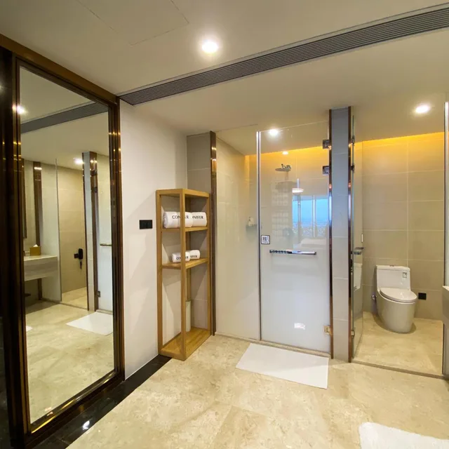 غرفة عائلية بسرير كينج بإطلالة على البحر، Sanya Conifer Resort 3/3