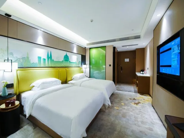 غرفة ديلوكس بسريرين منفصلين، GreenTree Eastern Chongqing Jiefangbei Children's Hospital Hotel 2/2