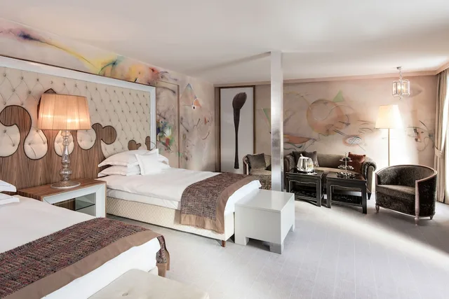 جناح جونيور سوبيريور بسريرين منفصلين بإطلالة على البحيرة، Carlton Hotel St Moritz 2/5