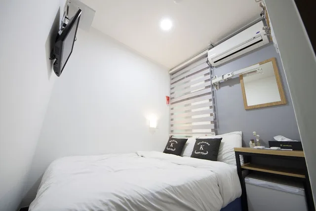 غرفة ديلوكس مفردة بسرير مزدوج، K-Guesthouse Dongdaemun 1 1/3