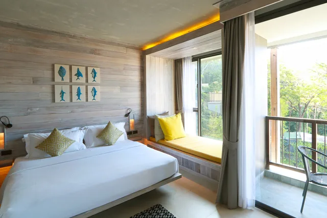 غرفة ديلوكس بسرير مزدوج أو سريرين منفصلين، Dinso Resort 6/10