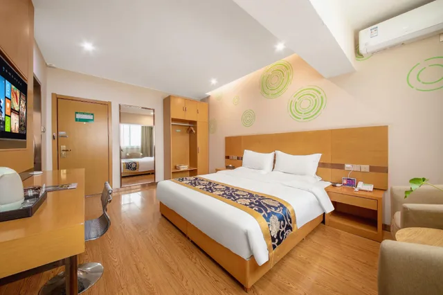 غرفة بزنس بسرير مزدوج، GreenTree Inn Xi an Ming City Wall Northwest Dafengqing Road Business Hotel 1/1
