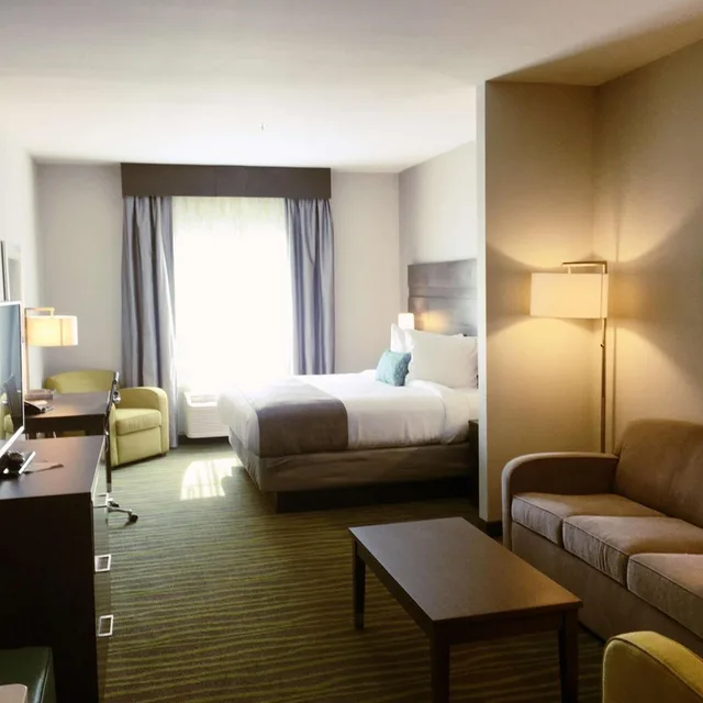 جناح بسرير كينج بحوض استحمام لذوي الإعاقة، Best Western Plus At Prien Lake Inn And Suites 10/10