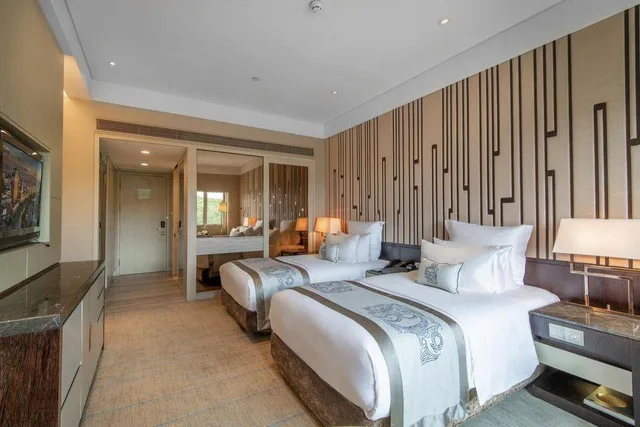 غرفة بزنس بسريرين، Grand Pacific Hotel Ningbo 2/2