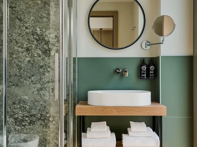 غرفة ديلوكس بسريرين منفصلين مع أريكة، Hotel Giacomo Morra Alba - Handwritten Collection 5/5