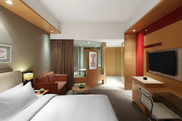 غرفة ديلوكس بسريرين منفصلين، New World Wuhan Hotel 2/3