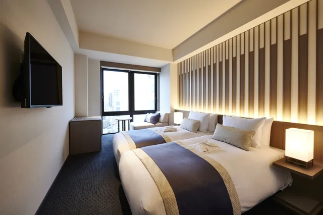 Essential, Hollywood, Standard, Twin Beds، The Gate Hotel Kyoto Takasegawa by Hulic 1/3