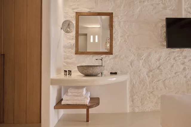 Pool, Ocean, Suite, King Bed، Olvos Luxury Suites Mykonos 2/2
