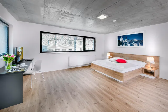 استوديو تنفيذي بسرير كوين، Downtown Suites Belohorska 2/2