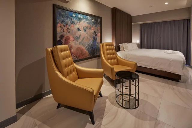 غرفة بريميير بسرير كينج بإطلالة على المرفأ، Centurion Hotel Vintage Kobe 3/3